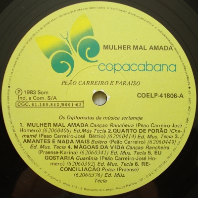 Peão_Carreiro_Paraíso_1983_Mulher_Mal_Amada