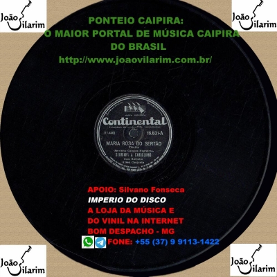 Serrinha E Caboclinho - 78 RPM 1952 (CONTINENTAL 16590)
