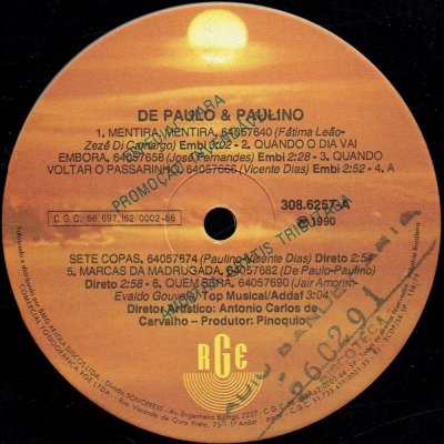 De Paulo e Paulino - 1990 (CARAVELAS 270339)
