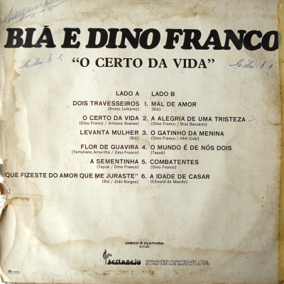 Bia_Dino_Franco_1974_O_Certo_da_Vida