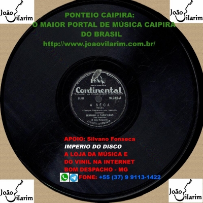 Serrinha E Caboclinho - 78 RPM 1950 (CONTINENTAL 16242)