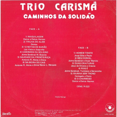 trio_carisma_1985_caminhos_da_solidao