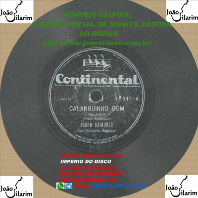 Pedro Raimundo - 78 RPM 1945 (CHANTECLER 15357)