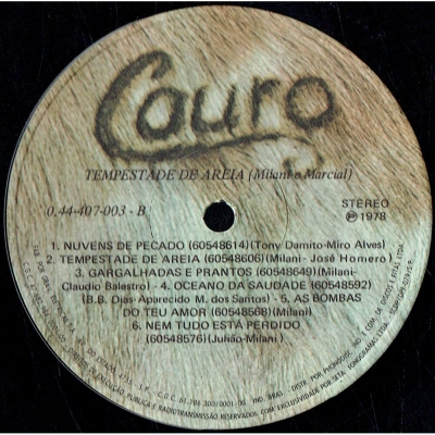 Tempestade De Areia (COURO 044407003)