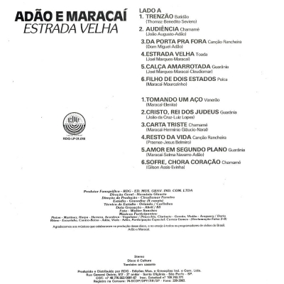 adão e maracaí estrada velha verso