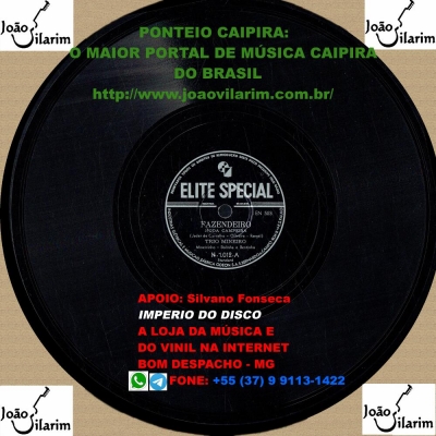 Trio Mineiro - 78 RPM 1950 (ELITE SPECIAL N 1012)