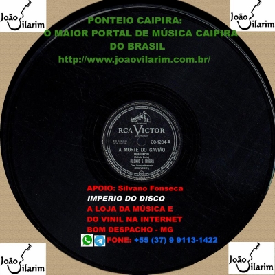 Luizinho e Limeira - 78 RPM 1953 (RCA VICTOR 80-1234)